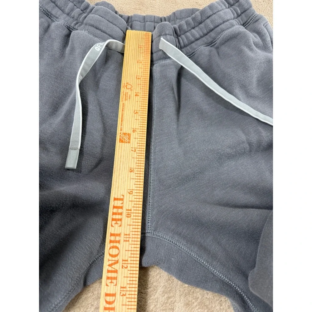 FIGS Essential Jogger Sweatpants Mens Small Charcoal Gray Fleece Drawstring‎ EUC